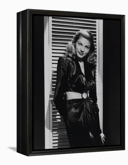 Lauren Bacall "To Have And Have Not" 1944 Directed by Howard Hawks-null-Framed Premier Image Canvas