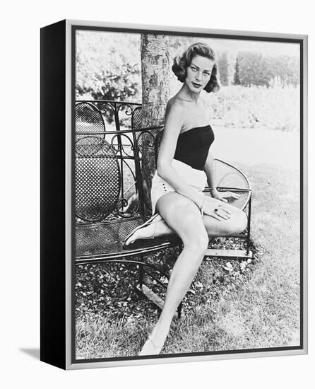 Lauren Bacall-null-Framed Stretched Canvas