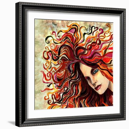 Lauren-Jami Goddess-Framed Art Print