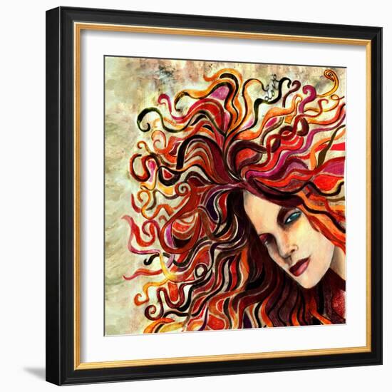 Lauren-Jami Goddess-Framed Art Print