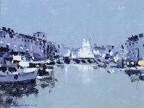 Venice in Blue (W/C on Paper)-Laurence Fish-Giclee Print