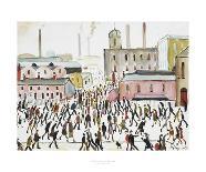On The Promenade-Laurence Stephen Lowry-Giclee Print