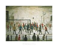 The Football Match-Laurence Stephen Lowry-Art Print