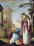 Angelica and Medoro (Oil on Canvas)-Laurent de La Hyre-Giclee Print