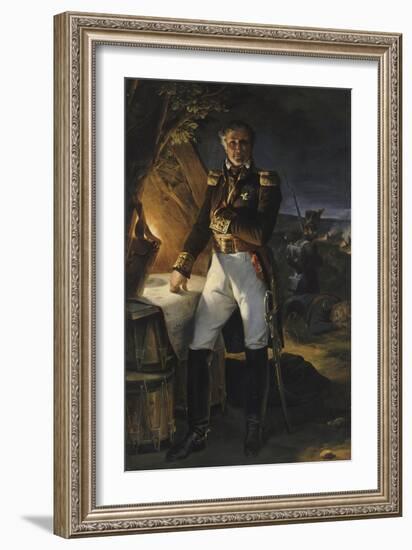 Laurent, marquis de Gouvion Saint Cyr, maréchal de France (1764-1830), repr-Horace Vernet-Framed Giclee Print