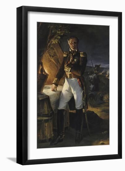 Laurent, marquis de Gouvion Saint Cyr, maréchal de France (1764-1830), repr-Horace Vernet-Framed Giclee Print