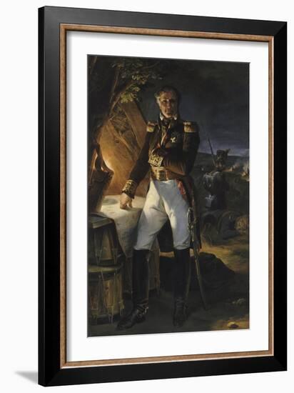 Laurent, marquis de Gouvion Saint Cyr, maréchal de France (1764-1830), repr-Horace Vernet-Framed Giclee Print