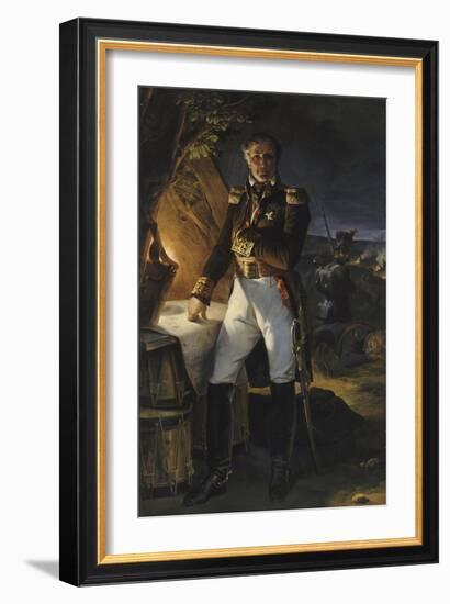 Laurent, marquis de Gouvion Saint Cyr, maréchal de France (1764-1830), repr-Horace Vernet-Framed Giclee Print