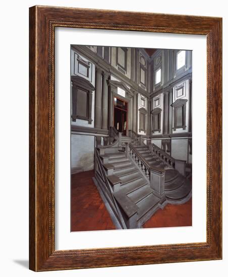 Laurentian Library in Florence-null-Framed Photographic Print