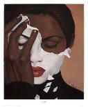Face Reality – Female-Laurie Cooper-Framed Art Print