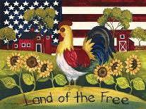 Chicken, Land of the Free-Laurie Korsgaden-Giclee Print