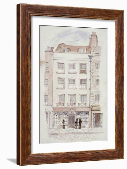 Laurie's Premises, Fleet Street, London, C1820-James Findlay-Framed Giclee Print