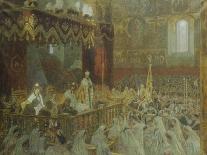 The Coronation of Czar Nicolas Ii-Laurits Regner Tuxen-Mounted Giclee Print