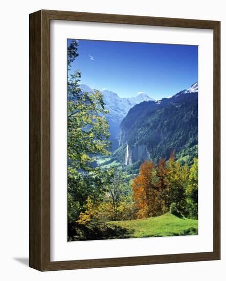 Lauterbrunnen Valley, Berner Oberland, Switzerland-Peter Adams-Framed Photographic Print