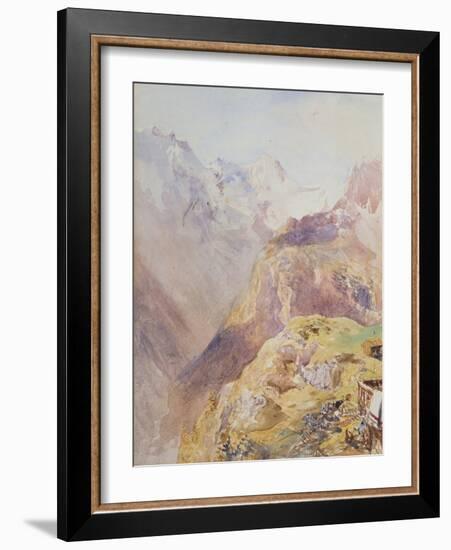 Lauterbrunnen Valley from Murren-Alfred William Hunt-Framed Giclee Print