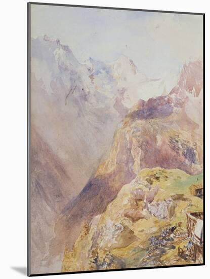 Lauterbrunnen Valley from Murren-Alfred William Hunt-Mounted Giclee Print