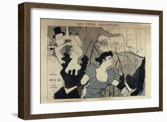 Lautrec Les Fetes Parisiennes-Vintage Apple Collection-Framed Giclee Print