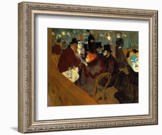 Lautrec: Moulin Rouge-Henri de Toulouse-Lautrec-Framed Giclee Print