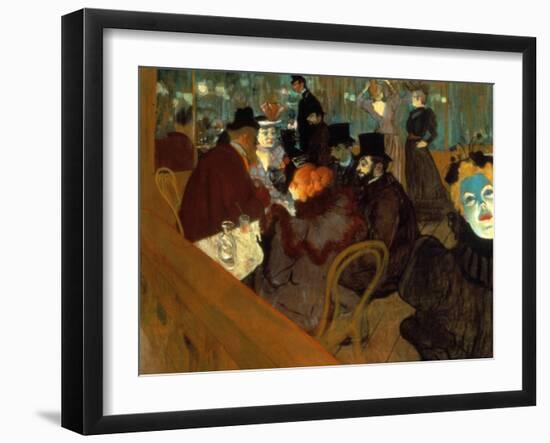 Lautrec: Moulin Rouge-Henri de Toulouse-Lautrec-Framed Giclee Print