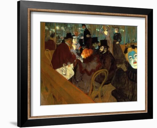 Lautrec: Moulin Rouge-Henri de Toulouse-Lautrec-Framed Giclee Print