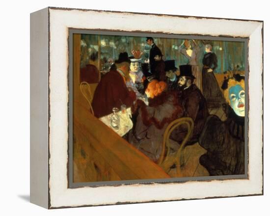 Lautrec: Moulin Rouge-Henri de Toulouse-Lautrec-Framed Premier Image Canvas