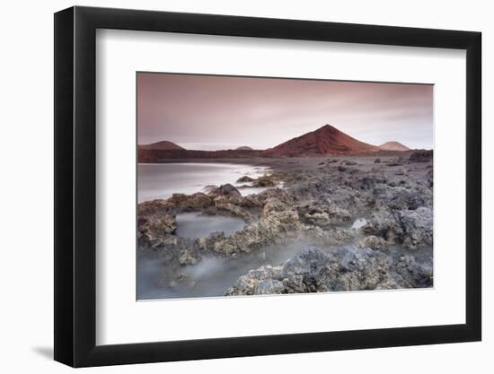 Lava Coast Near Los Hervideros, Montanas Del Fuego, Parque Natinal De Timanfaya-Markus Lange-Framed Photographic Print