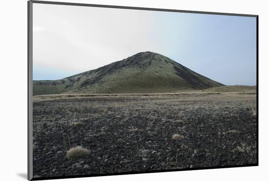 Lava Fields and Hill, Route 574, Neshraun, Saxholar, Snaefellsnes, West Iceland-Julia Wellner-Mounted Photographic Print