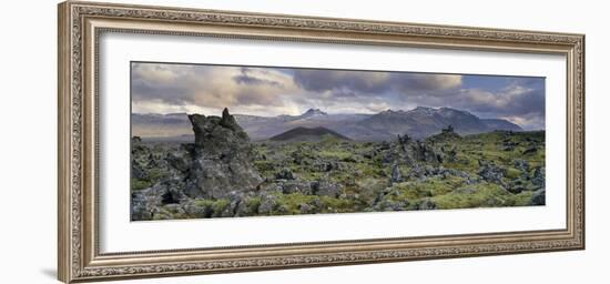 Lava Fields, Snaefellsnes Peninsula, Iceland, Polar Regions-Patrick Dieudonne-Framed Photographic Print