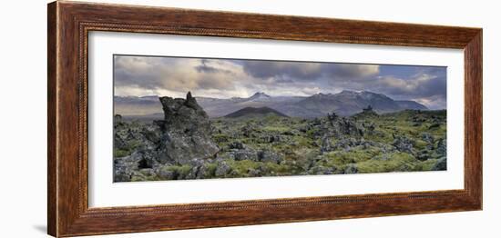 Lava Fields, Snaefellsnes Peninsula, Iceland, Polar Regions-Patrick Dieudonne-Framed Photographic Print