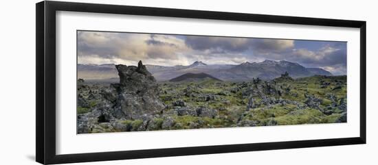 Lava Fields, Snaefellsnes Peninsula, Iceland, Polar Regions-Patrick Dieudonne-Framed Photographic Print