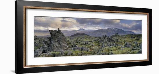 Lava Fields, Snaefellsnes Peninsula, Iceland, Polar Regions-Patrick Dieudonne-Framed Photographic Print