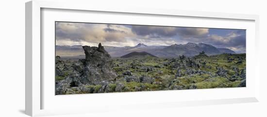 Lava Fields, Snaefellsnes Peninsula, Iceland, Polar Regions-Patrick Dieudonne-Framed Photographic Print