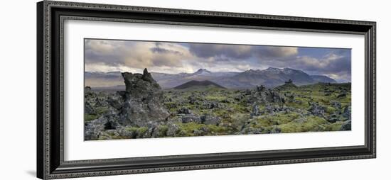 Lava Fields, Snaefellsnes Peninsula, Iceland, Polar Regions-Patrick Dieudonne-Framed Photographic Print