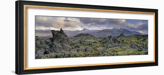 Lava Fields, Snaefellsnes Peninsula, Iceland, Polar Regions-Patrick Dieudonne-Framed Photographic Print