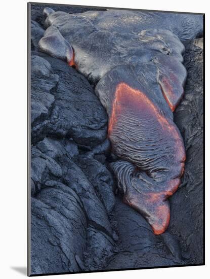Lava flow from Kapa'ahu, Kalapana, Big Island, Hawaii-Maresa Pryor-Mounted Photographic Print