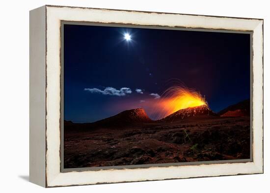 Lava Flow With the Moon-Barathieu Gabriel-Framed Premier Image Canvas