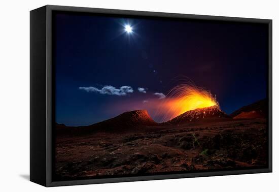 Lava Flow With the Moon-Barathieu Gabriel-Framed Premier Image Canvas