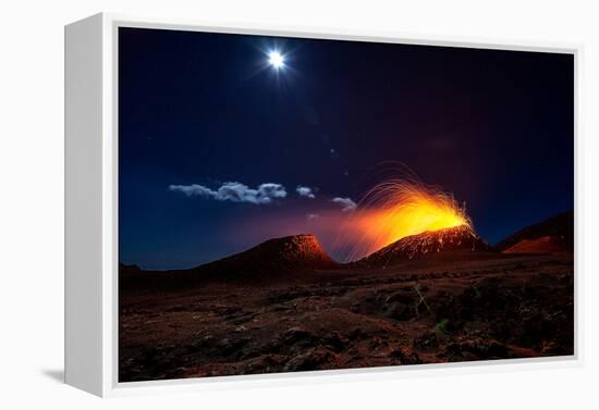 Lava Flow With the Moon-Barathieu Gabriel-Framed Premier Image Canvas