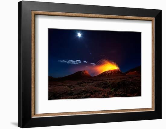 Lava Flow With the Moon-Barathieu Gabriel-Framed Photographic Print