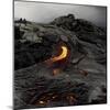 Lava Flowing From Volcano.-Fay Godwin-Mounted Giclee Print