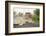 Lava from Kilauea Volcano Consumes Home-Bettmann-Framed Photographic Print