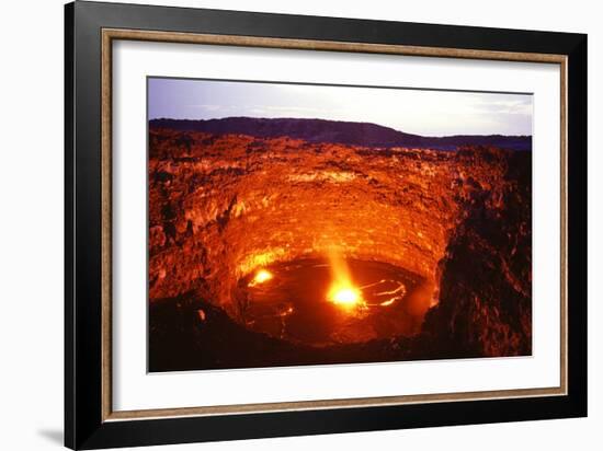 Lava Lake, Africa-Dr. Juerg Alean-Framed Photographic Print