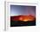 Lava Lake Illuminating Walls of Pit Crater at Night, Erta Ale Volcano, Danakil Depression, Ethiopia-Stocktrek Images-Framed Photographic Print