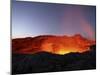 Lava Lake Illuminating Walls of Pit Crater at Night, Erta Ale Volcano, Danakil Depression, Ethiopia-Stocktrek Images-Mounted Photographic Print