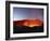 Lava Lake Illuminating Walls of Pit Crater at Night, Erta Ale Volcano, Danakil Depression, Ethiopia-Stocktrek Images-Framed Photographic Print