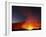 Lava Lake Illuminating Walls of Pit Crater at Night, Erta Ale Volcano, Danakil Depression, Ethiopia-Stocktrek Images-Framed Photographic Print