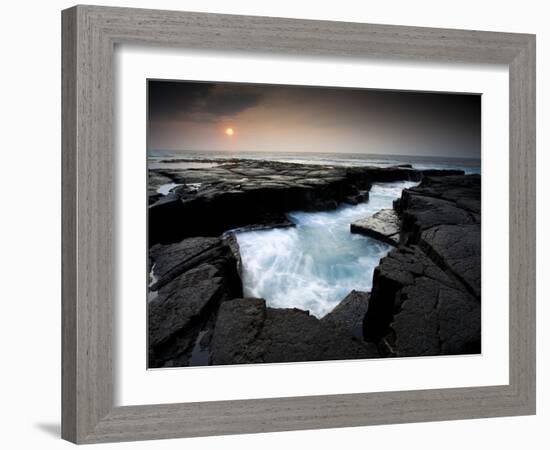 Lava Patterns in Hawaii-Ian Shive-Framed Photographic Print