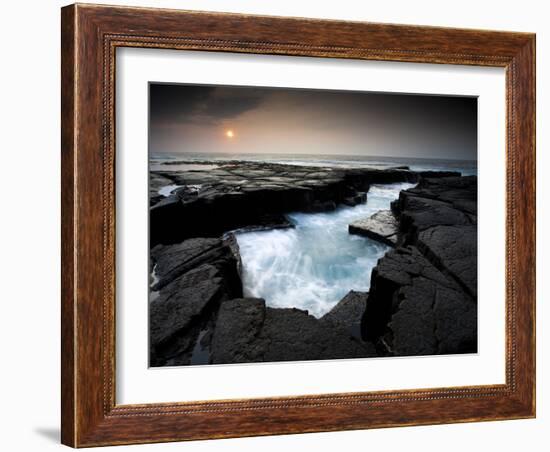 Lava Patterns in Hawaii-Ian Shive-Framed Photographic Print