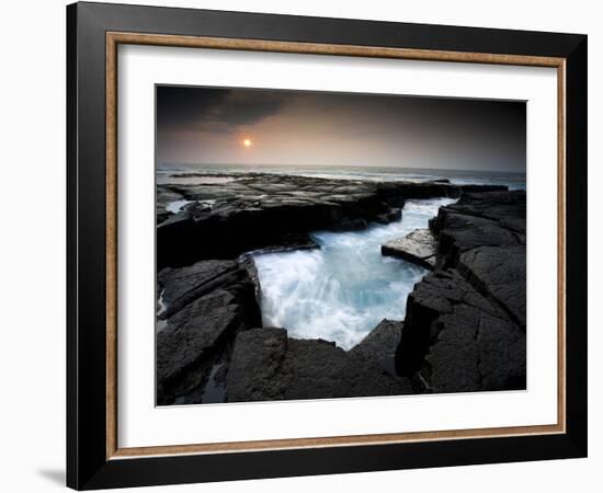 Lava Patterns in Hawaii-Ian Shive-Framed Photographic Print