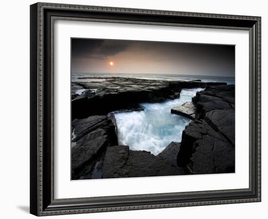 Lava Patterns in Hawaii-Ian Shive-Framed Photographic Print